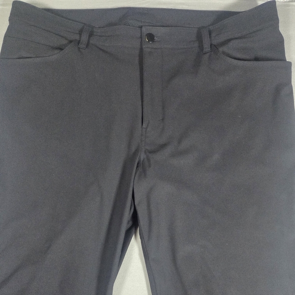 Lululemon Men's ABC Warpstreme Black Pants Size 40x36 - Picture 2 of 12